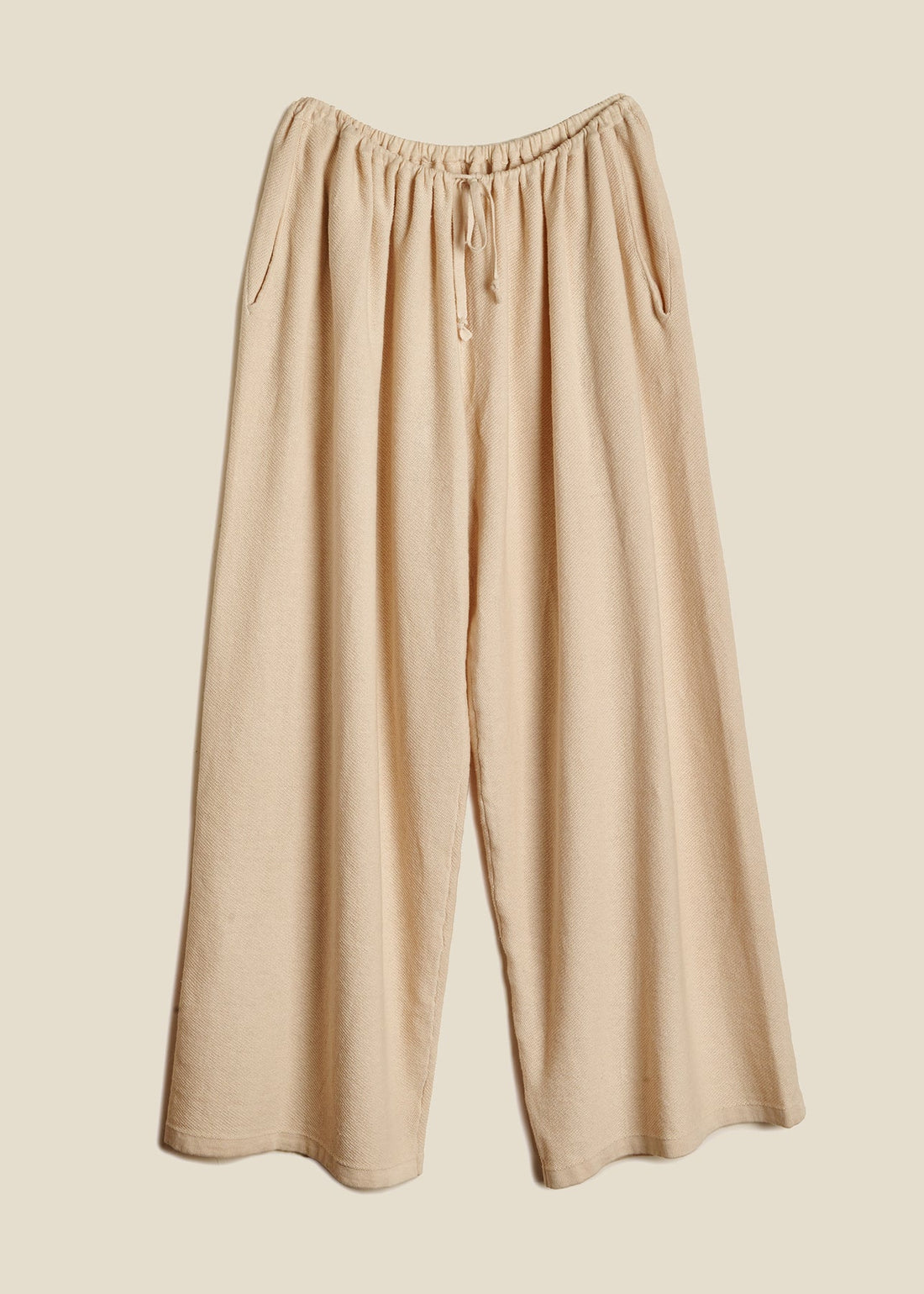 Misu Linen Wide Leg Pants Creme