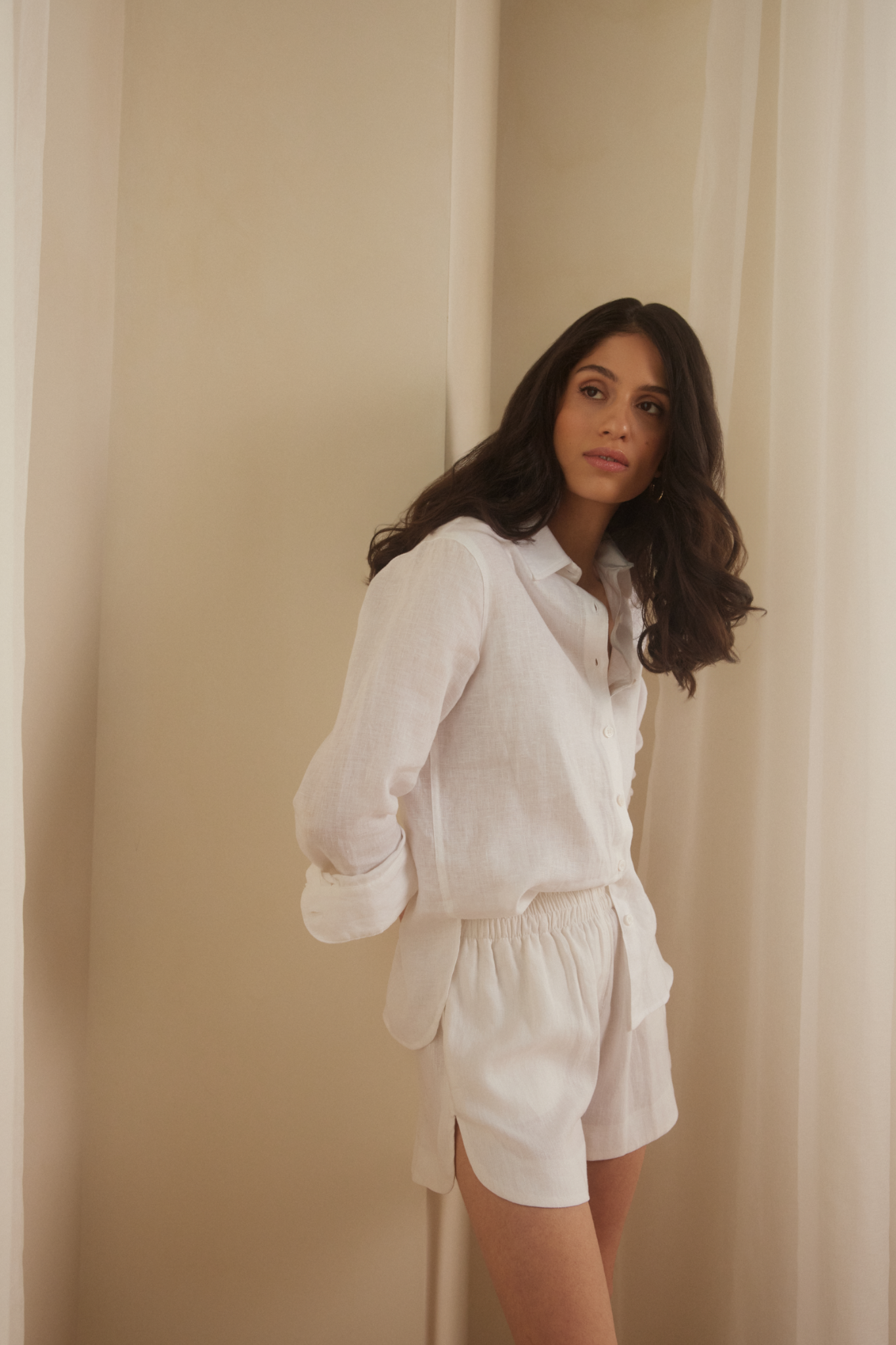 Classic Linen Shirt - White