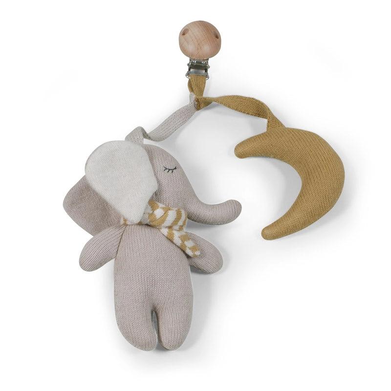 Elephant Pram Toy - Honey