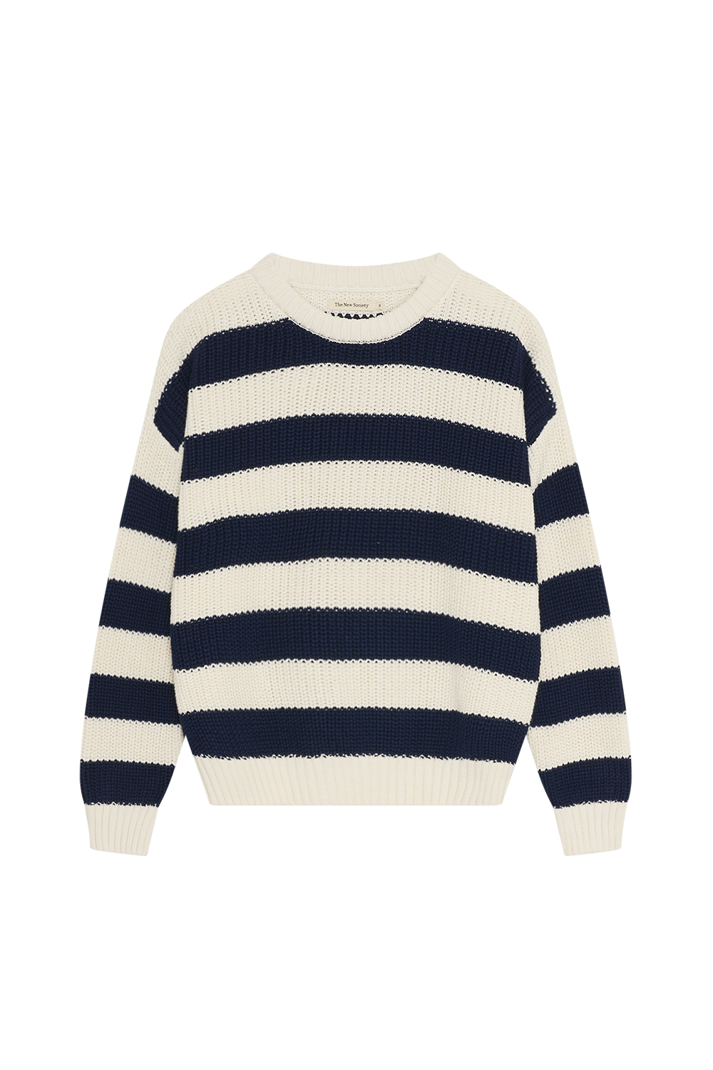 Musa Woman Jumper Summer Midnight Knit Stripes