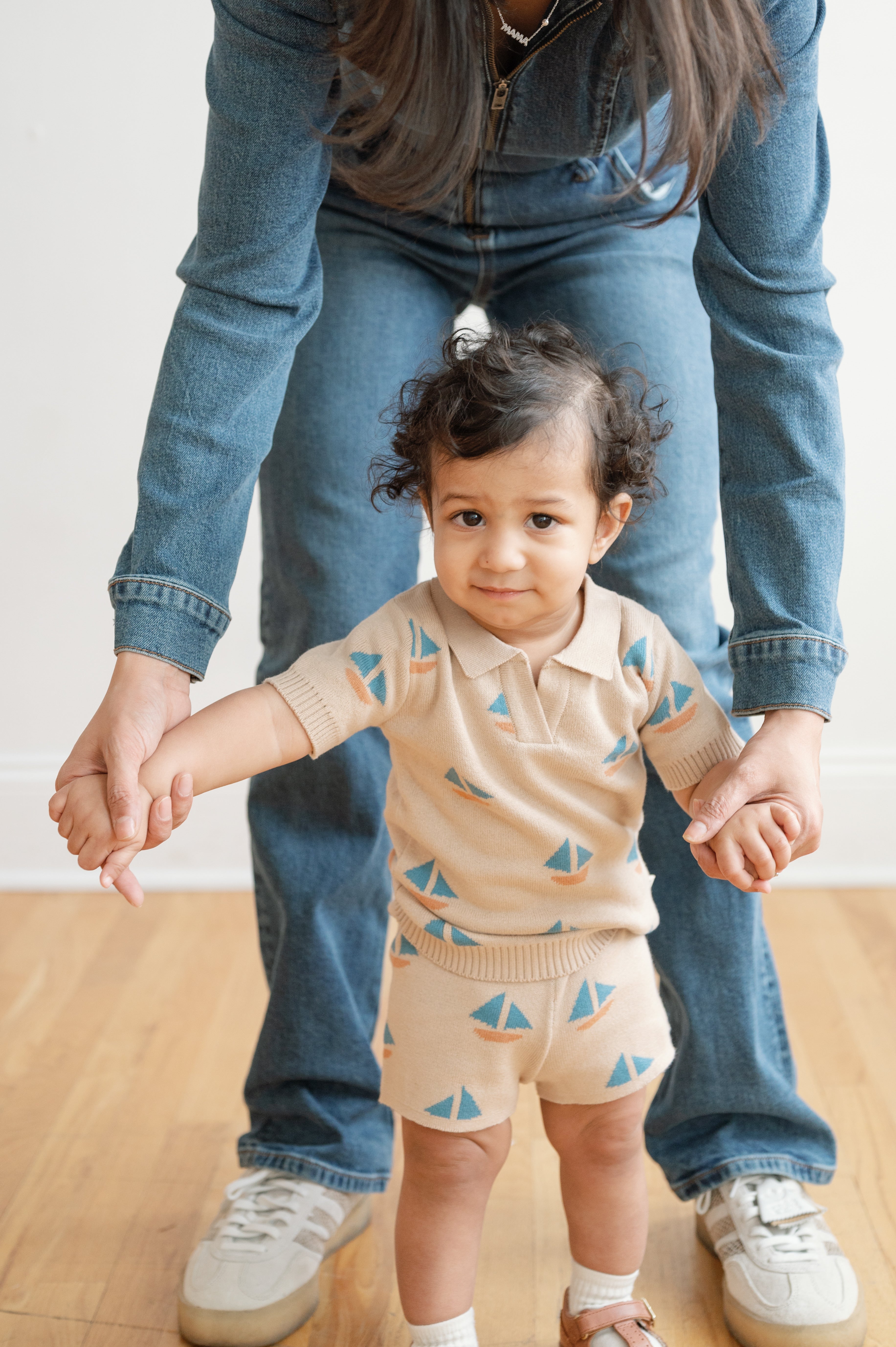 Cameron Knit Baby Polo