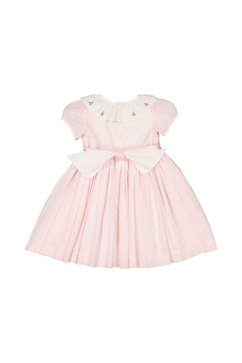 Cherry Rose Smocked Dress