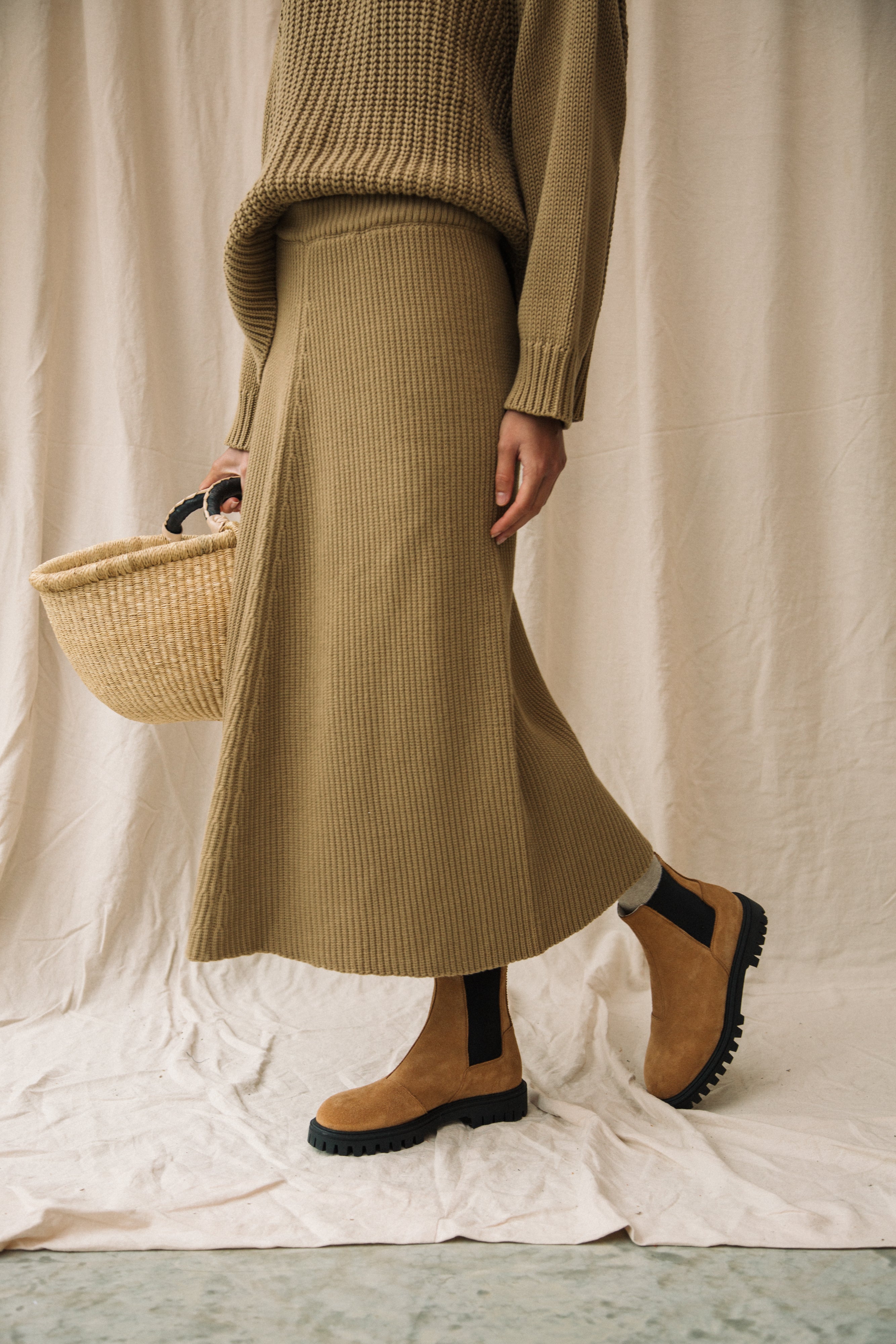 Tora Organic Cotton Jumper Sand
