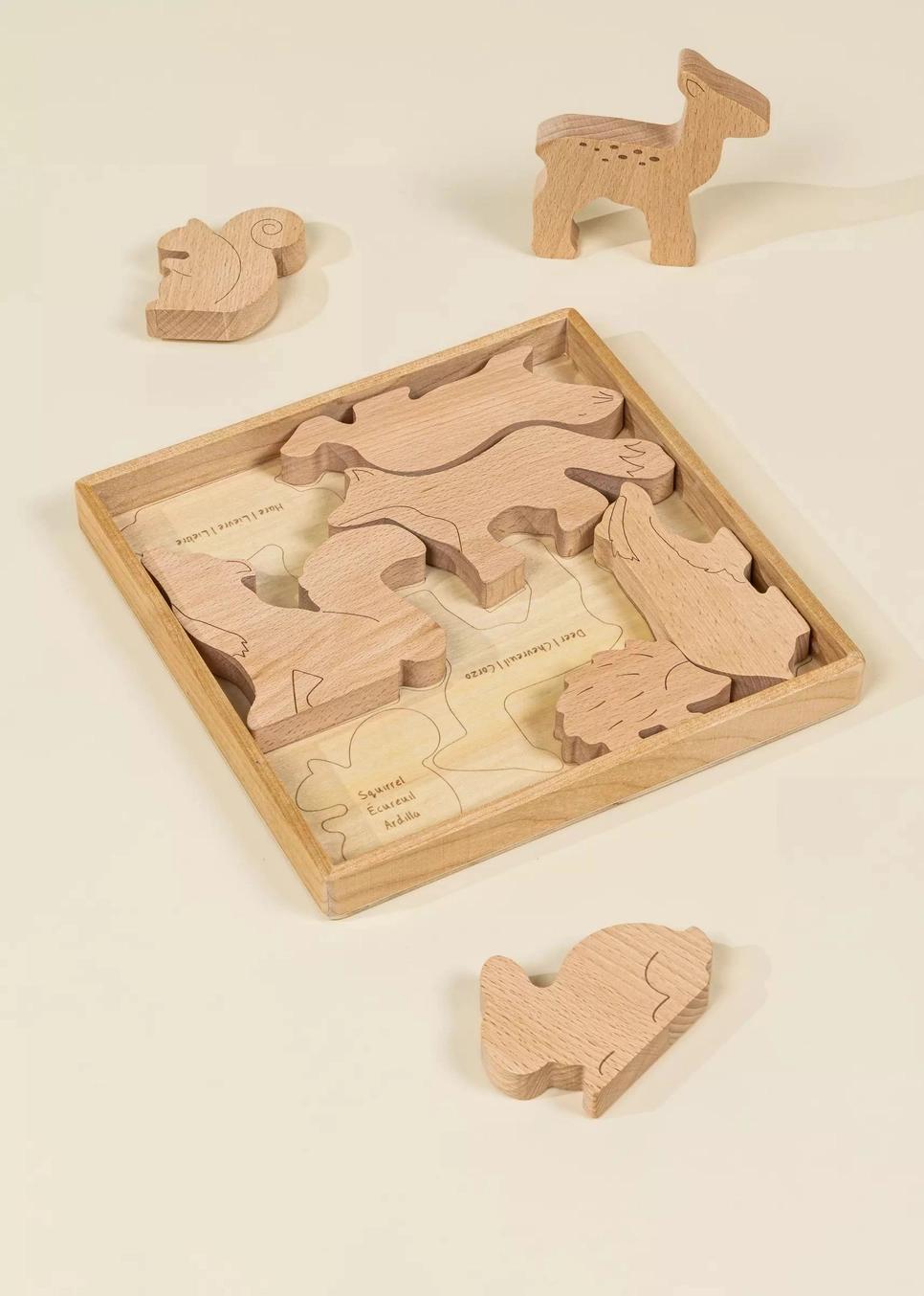 Wooden Balance Puzzle - Forest