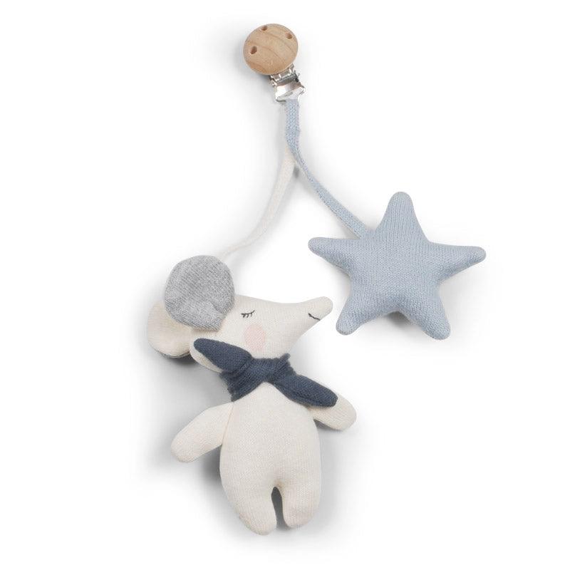 Sleepy Mouse Toy - Aqua Sea