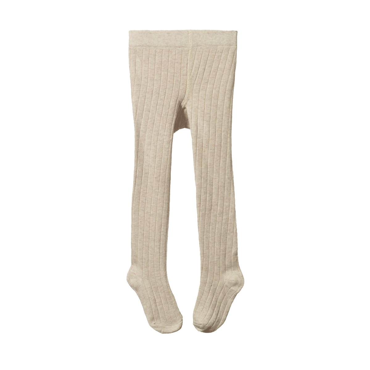 Organic Cotton Baby Tights - Oatmeal Marl