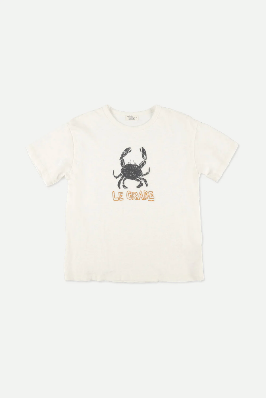 Slub Print T-Shirt Crabe