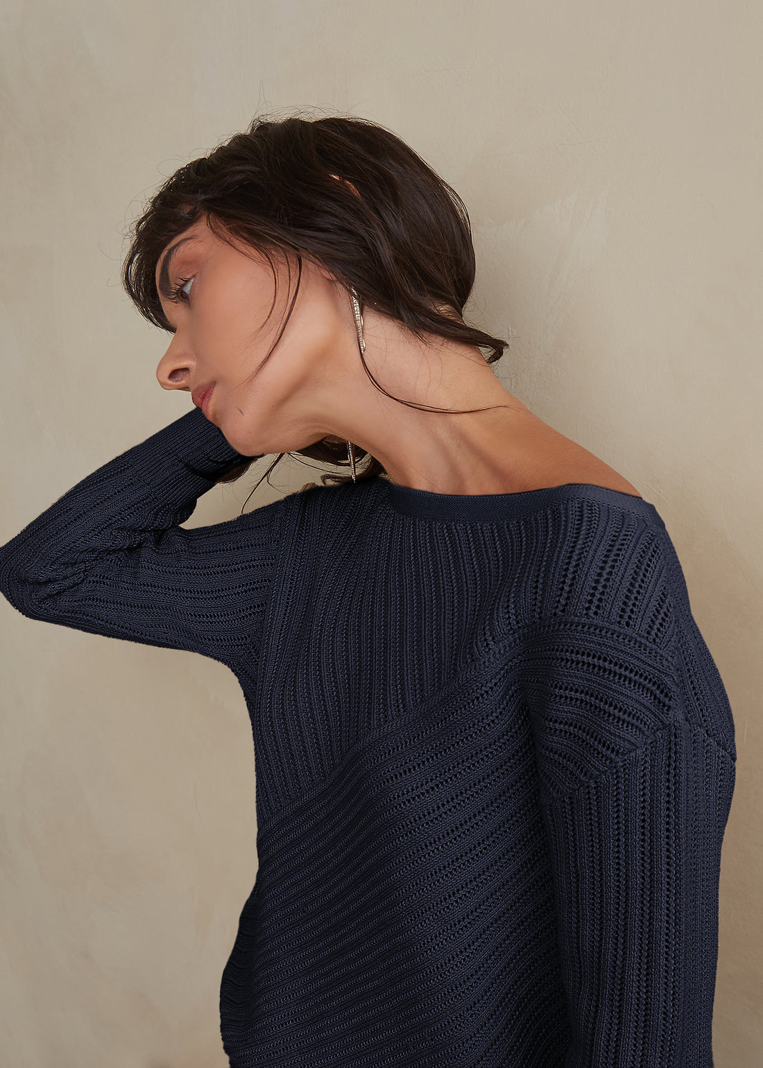 Tate Angled Stitch Sweater