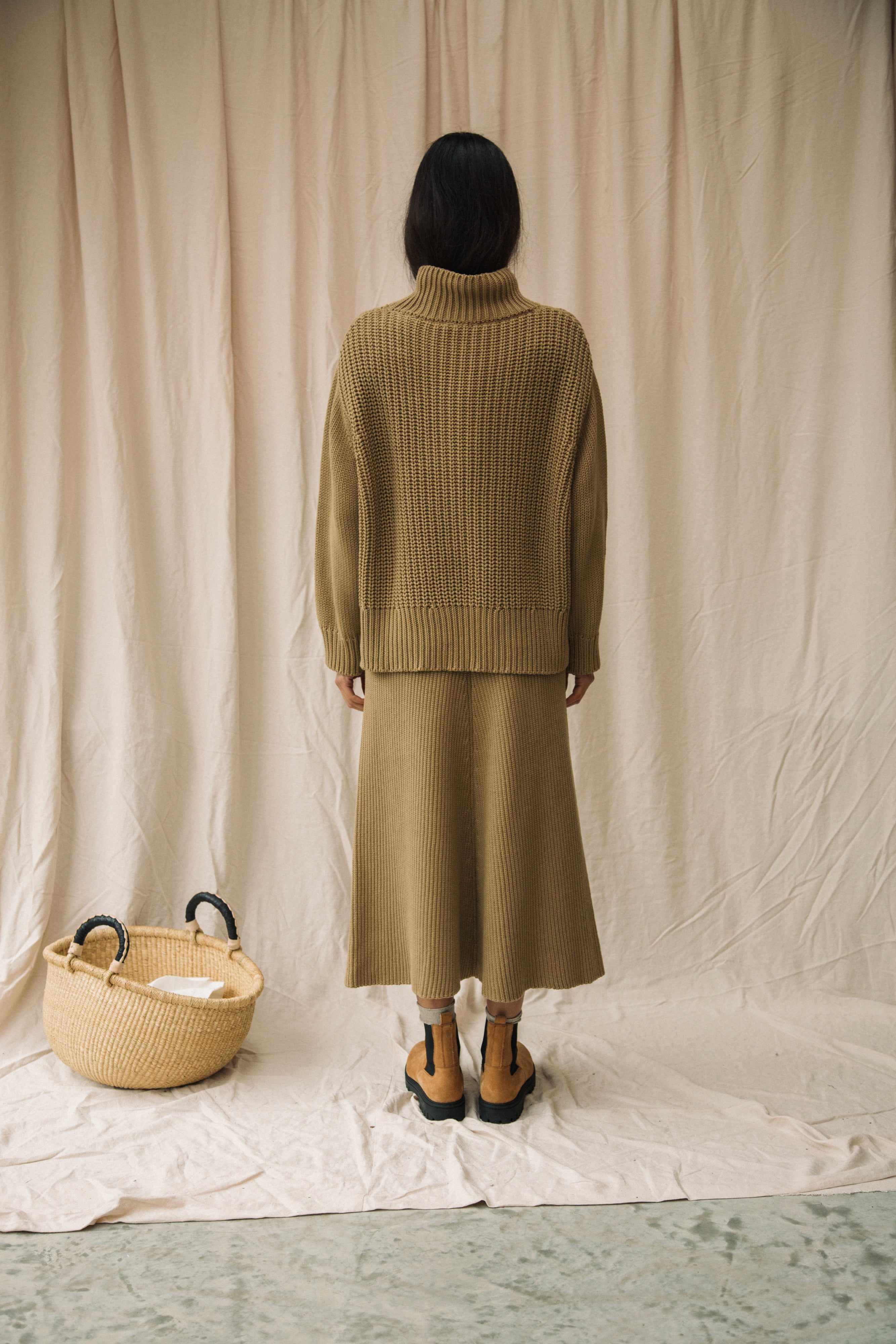 Tora Organic Cotton Jumper Sand