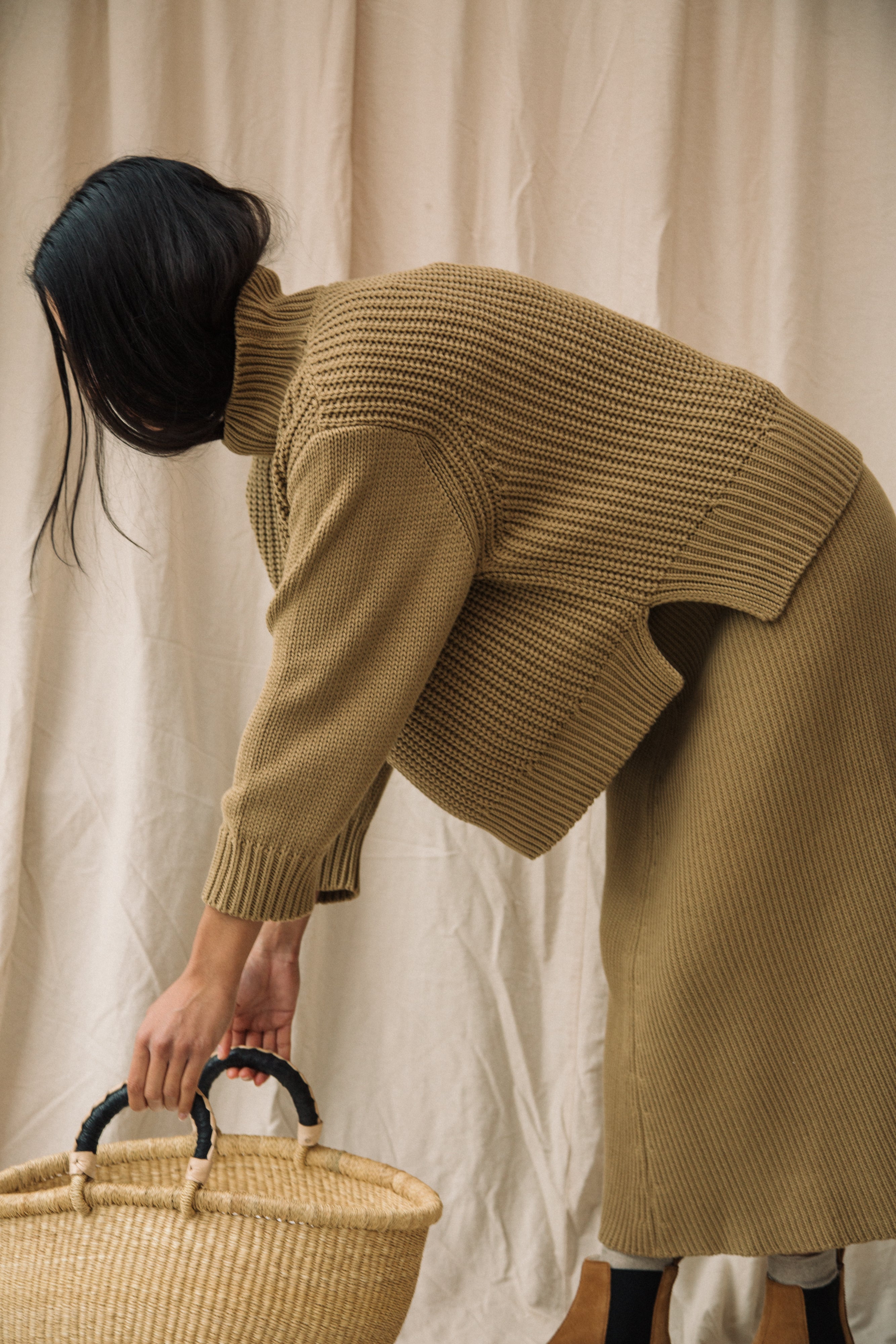 Tora Organic Cotton Jumper Sand
