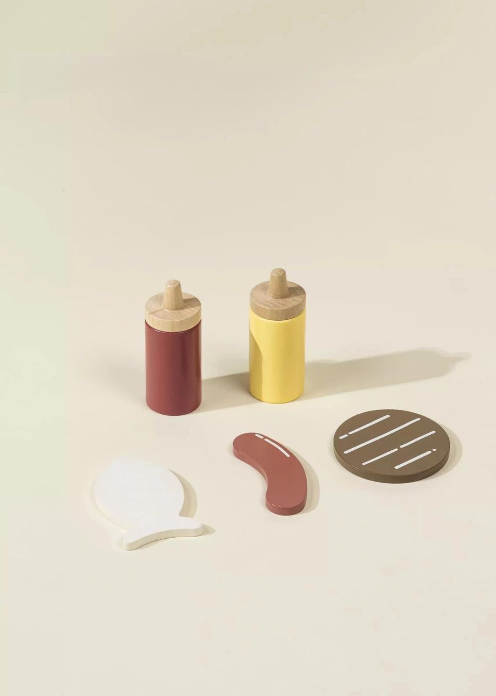 Wooden Barbecue Playset and Accessories