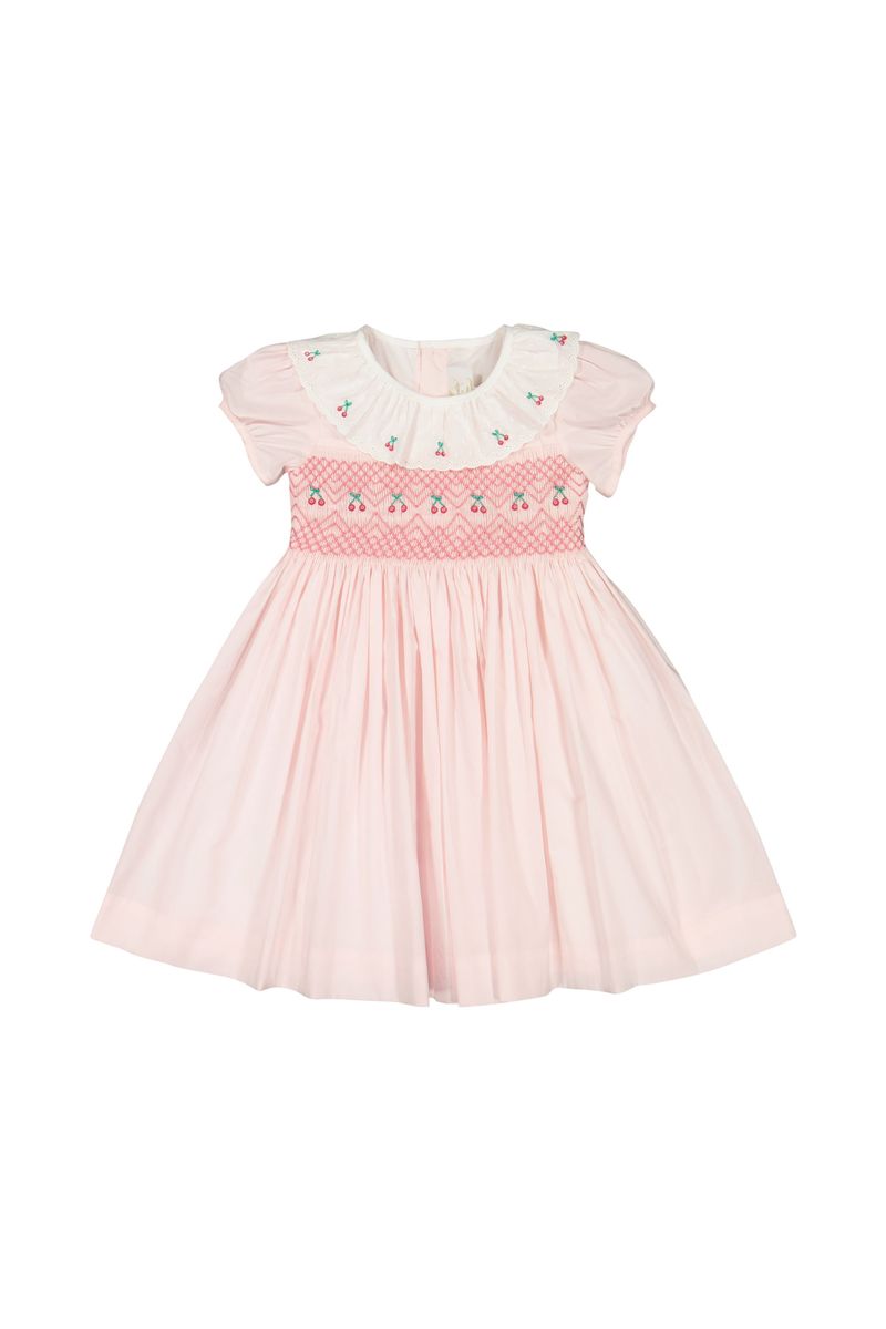 Cherry Rose Smocked Dress