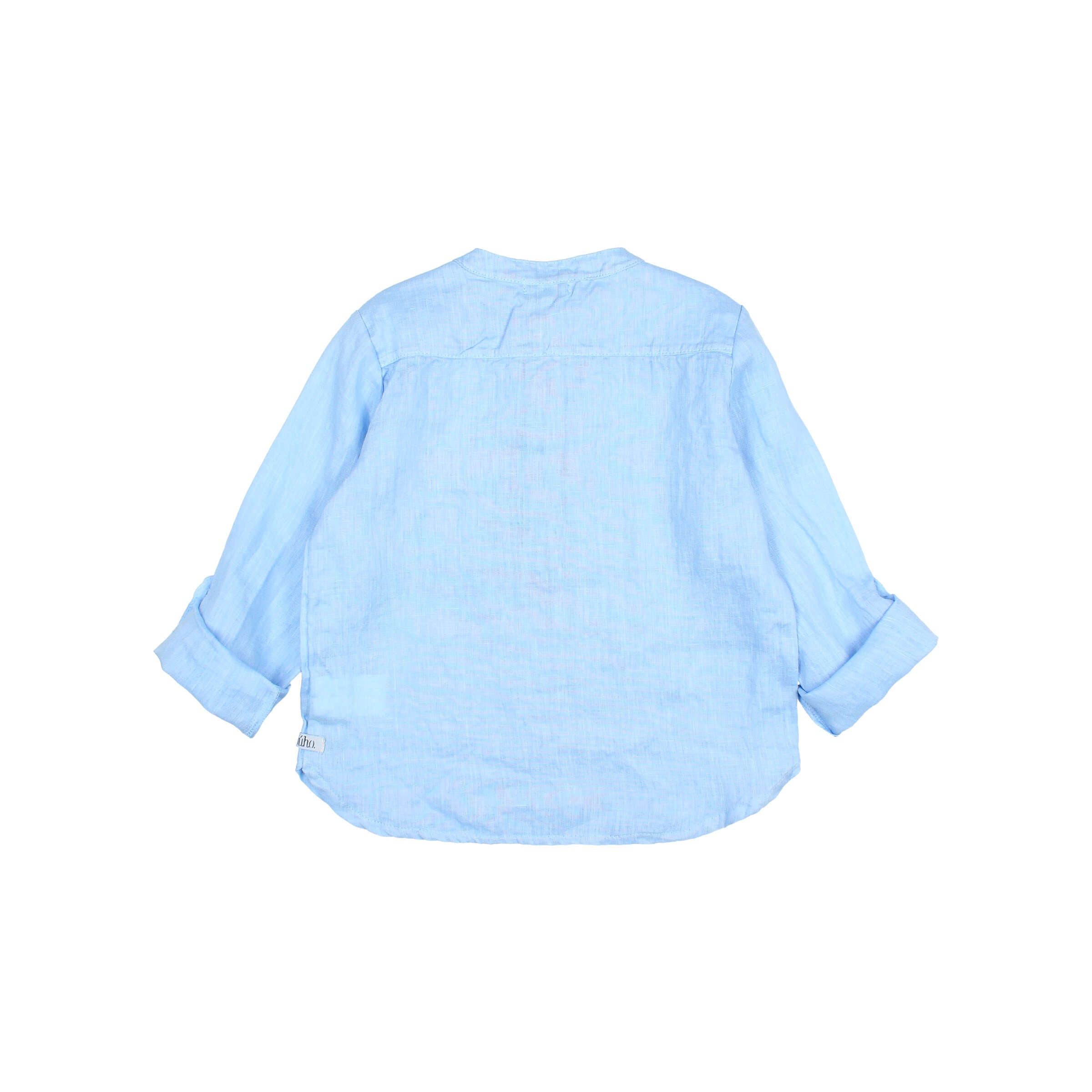 Linen Kurta Shirt Provence Blue
