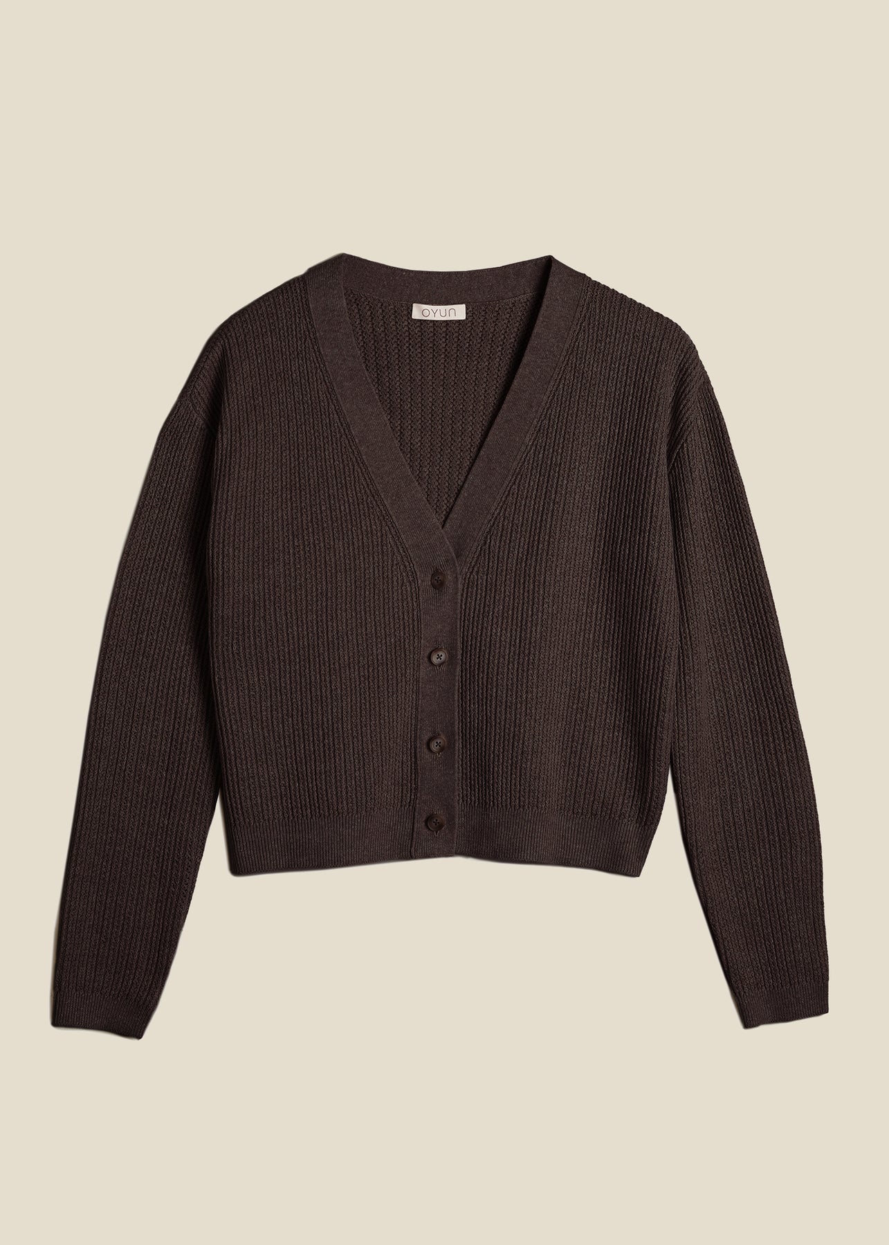 Mirabel Cardigan Top Espresso