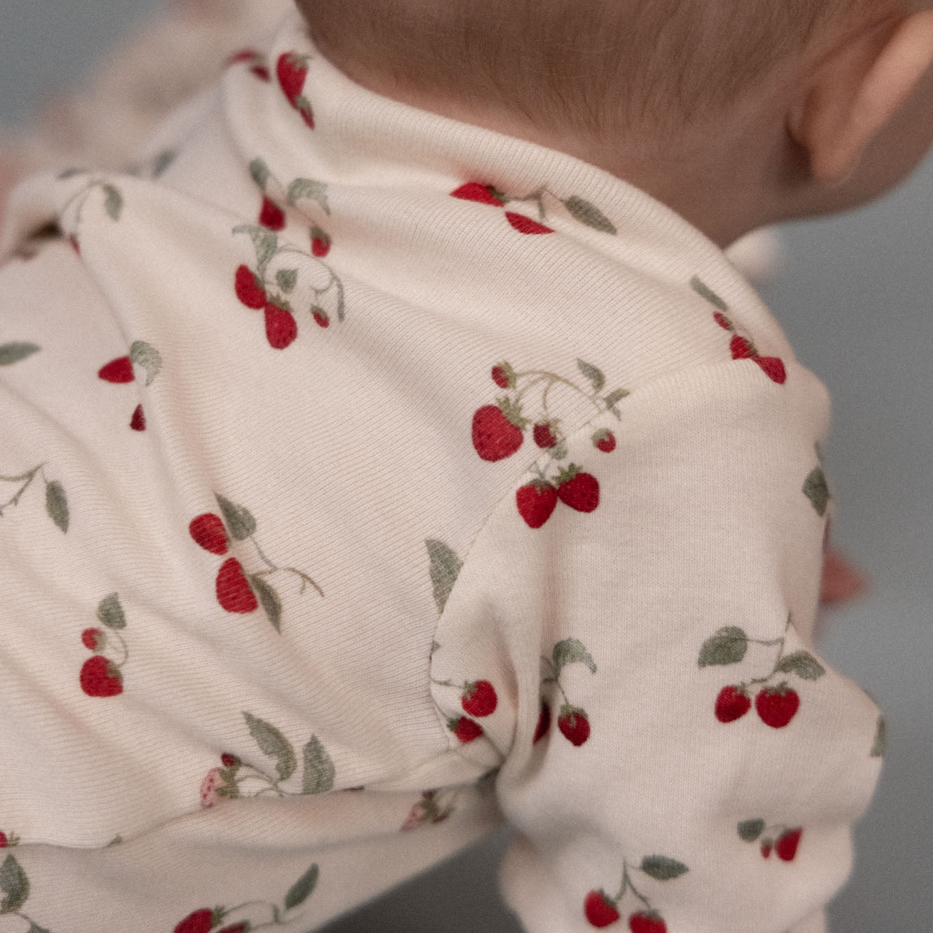 Faye Bodysuit - Strawberry Blush Print