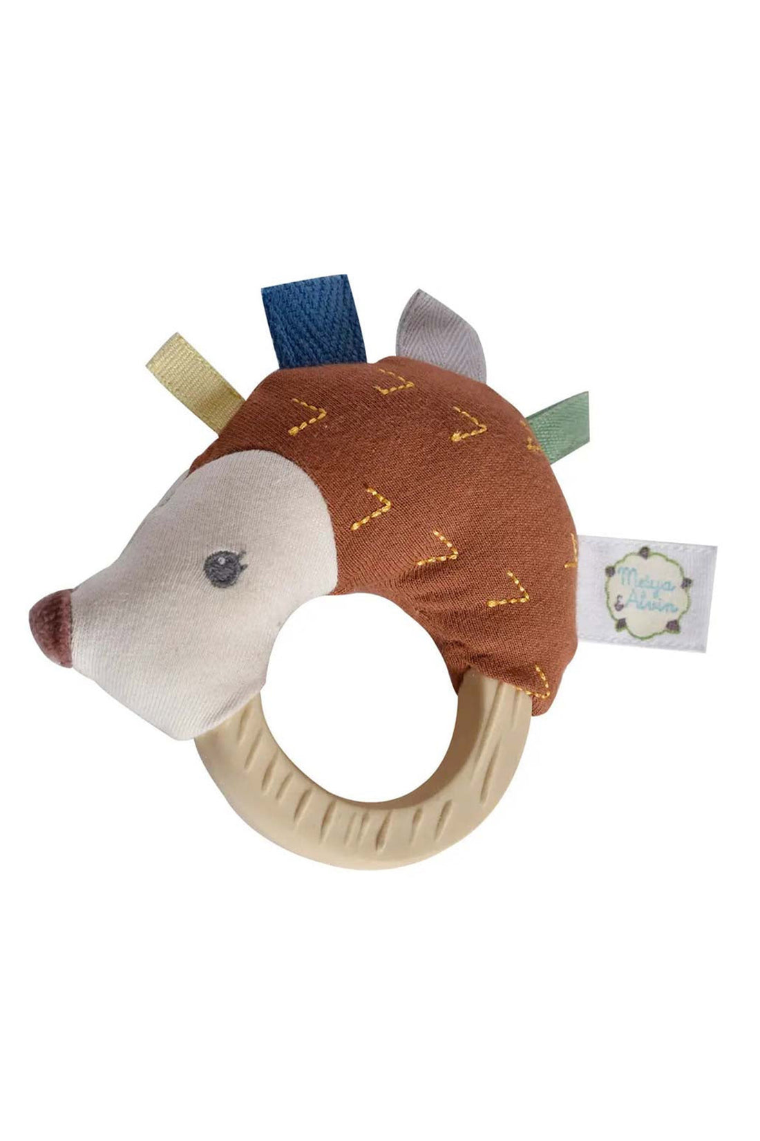 Ethan The Hedgehog - Rattle w/ Rubber Teether