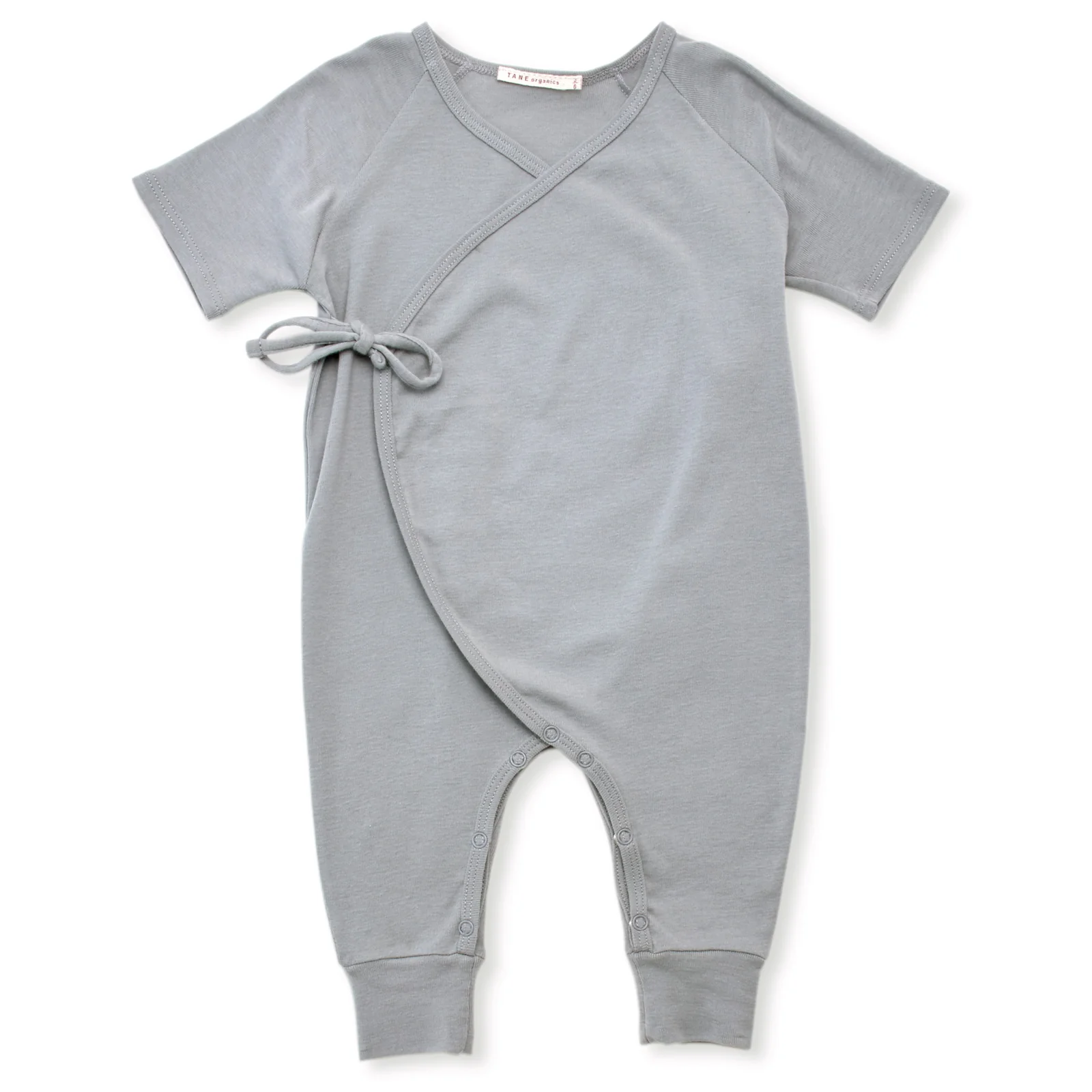 Short Sleeved Kimono Coverall Graphite