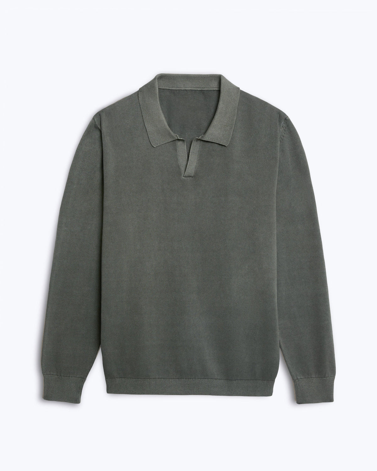 Long Sleeve Lolo Sweater Polo - Juniper