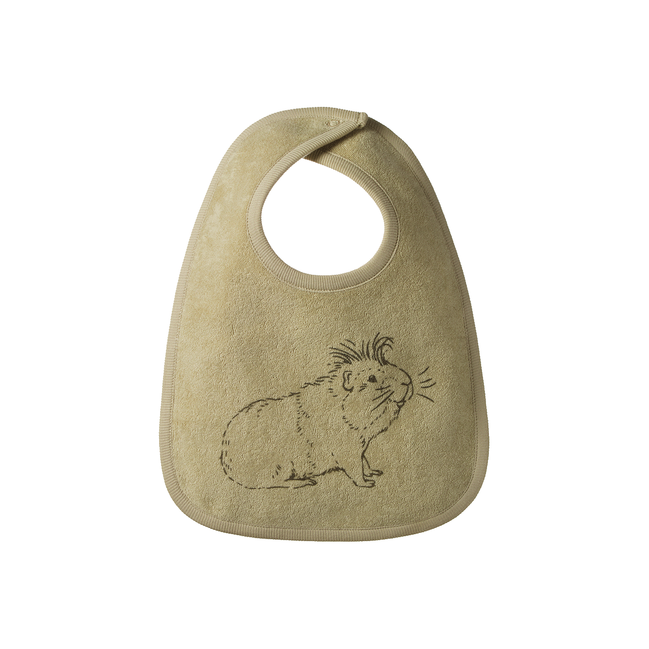 Reversible Bib Guinea Pig Gala Print