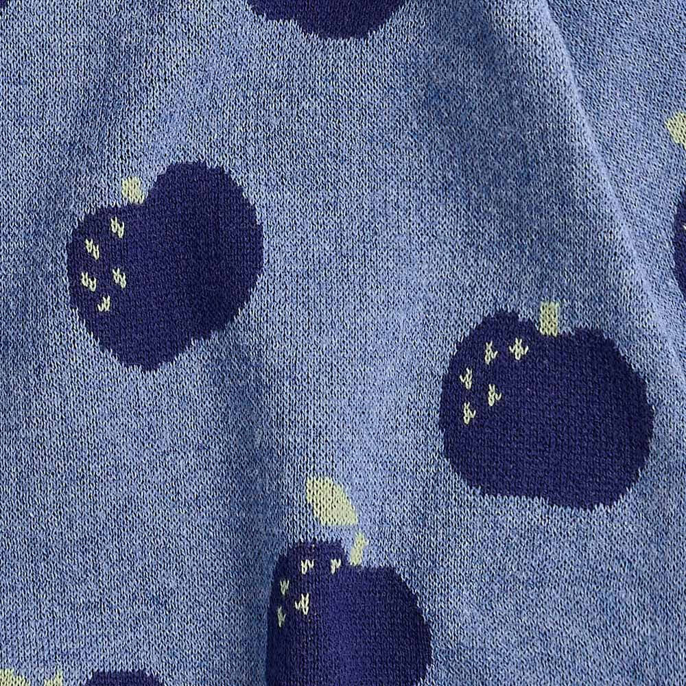 Archie and Attie Knit Set - Dusty Blue