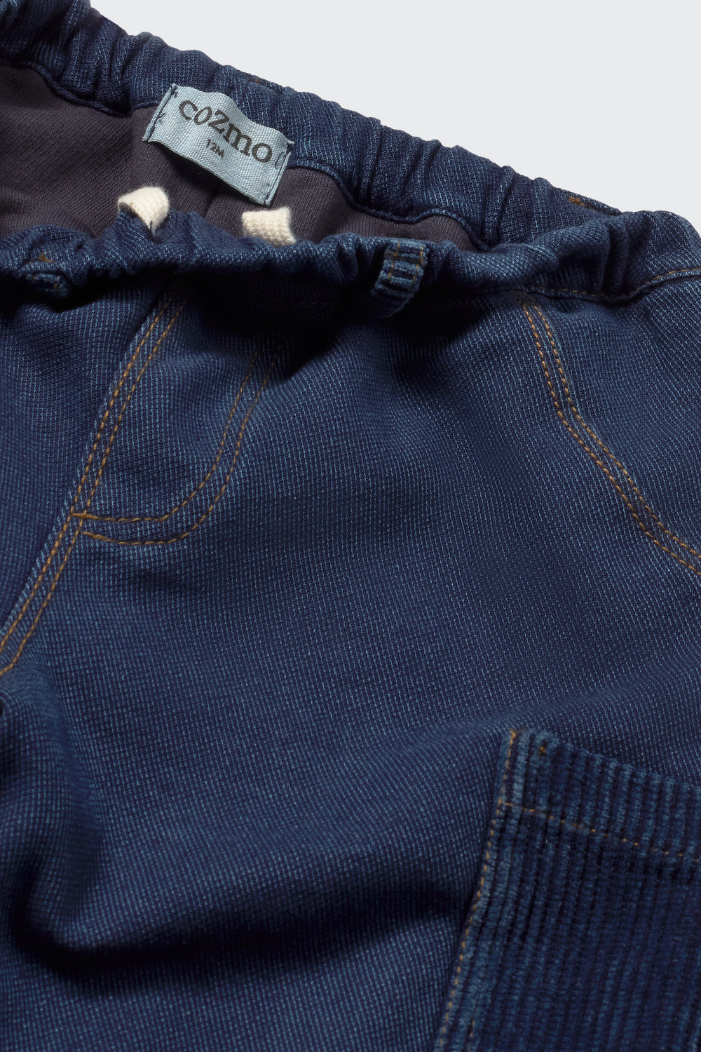 Dobby Denim Baby Pants