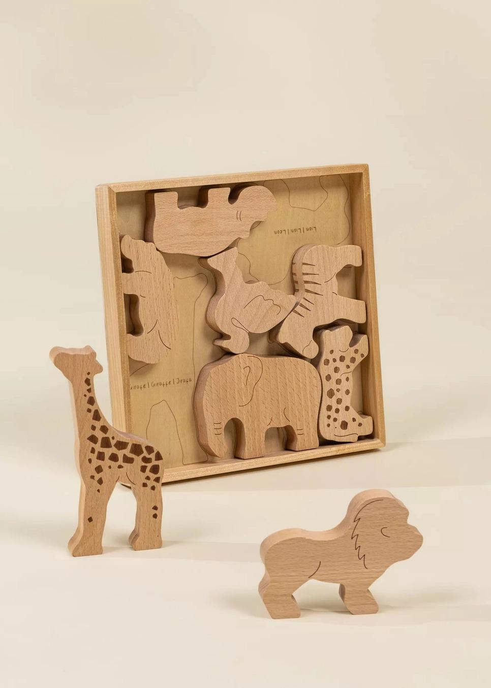 Wooden Balance Puzzle - Savane
