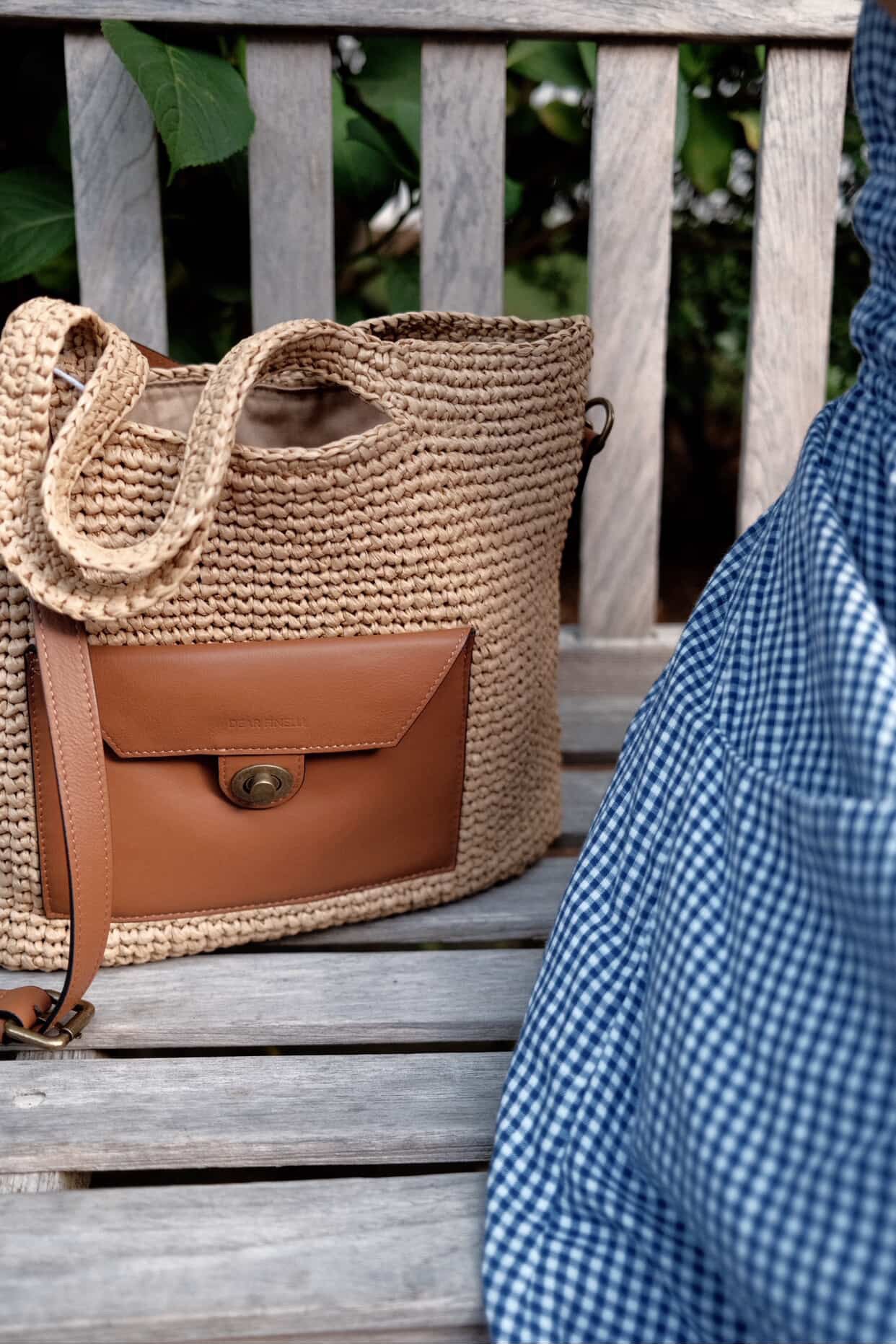 The LIDO Straw Tote Bag