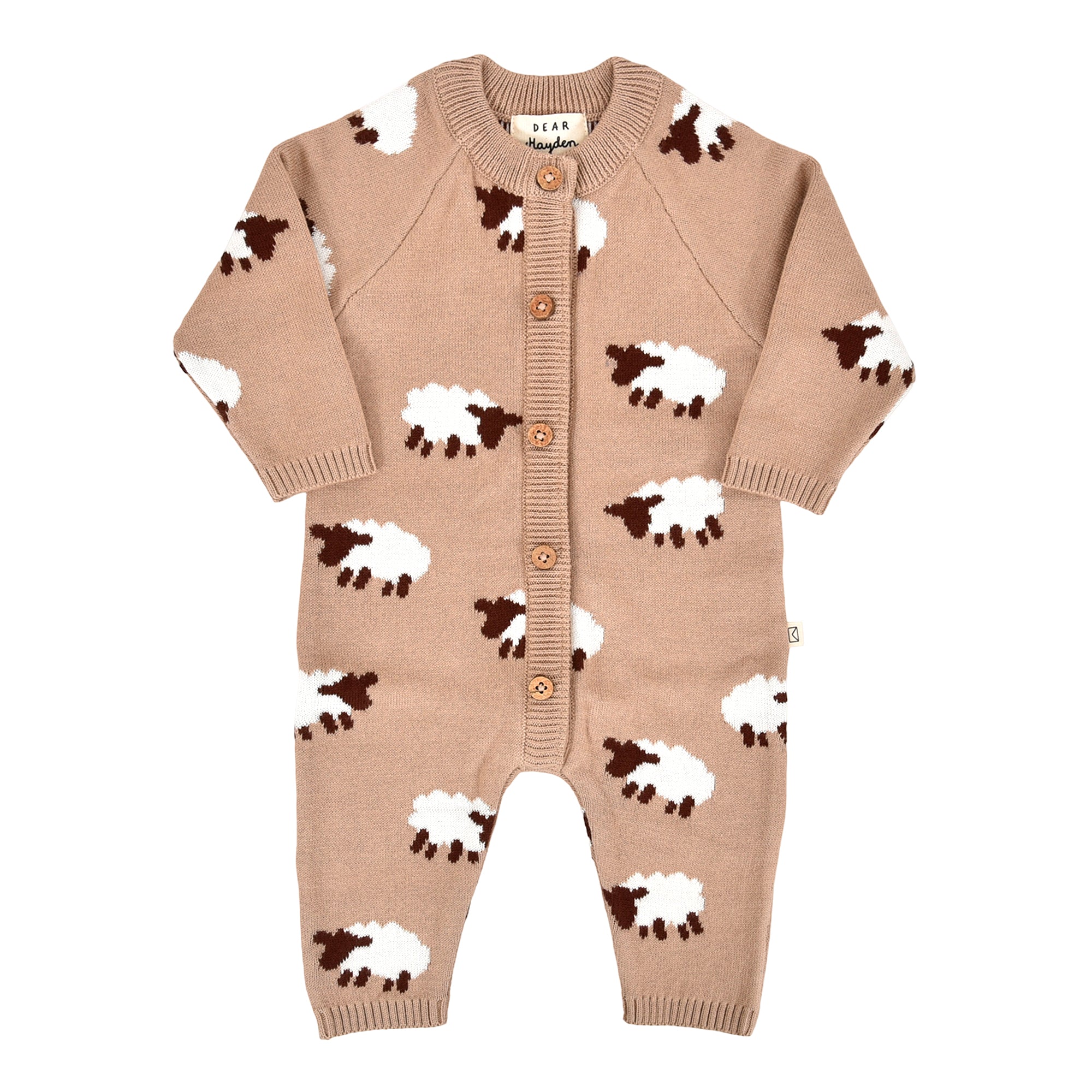 Baa Baa Sheep Jacquard Romper
