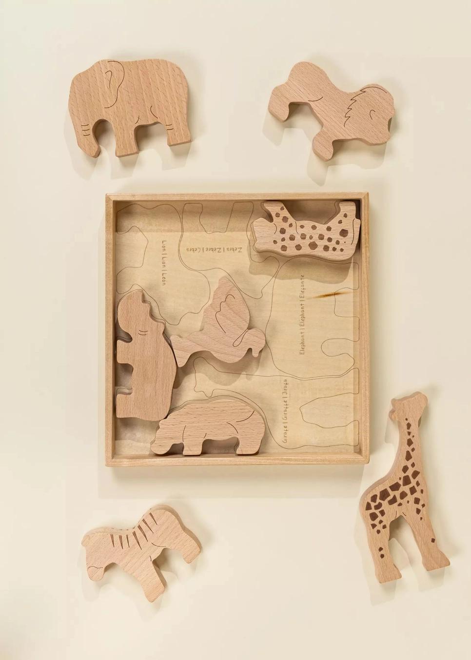 Wooden Balance Puzzle - Savane