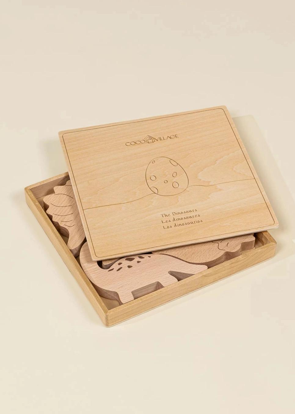 Wooden Balance Puzzle - Dino