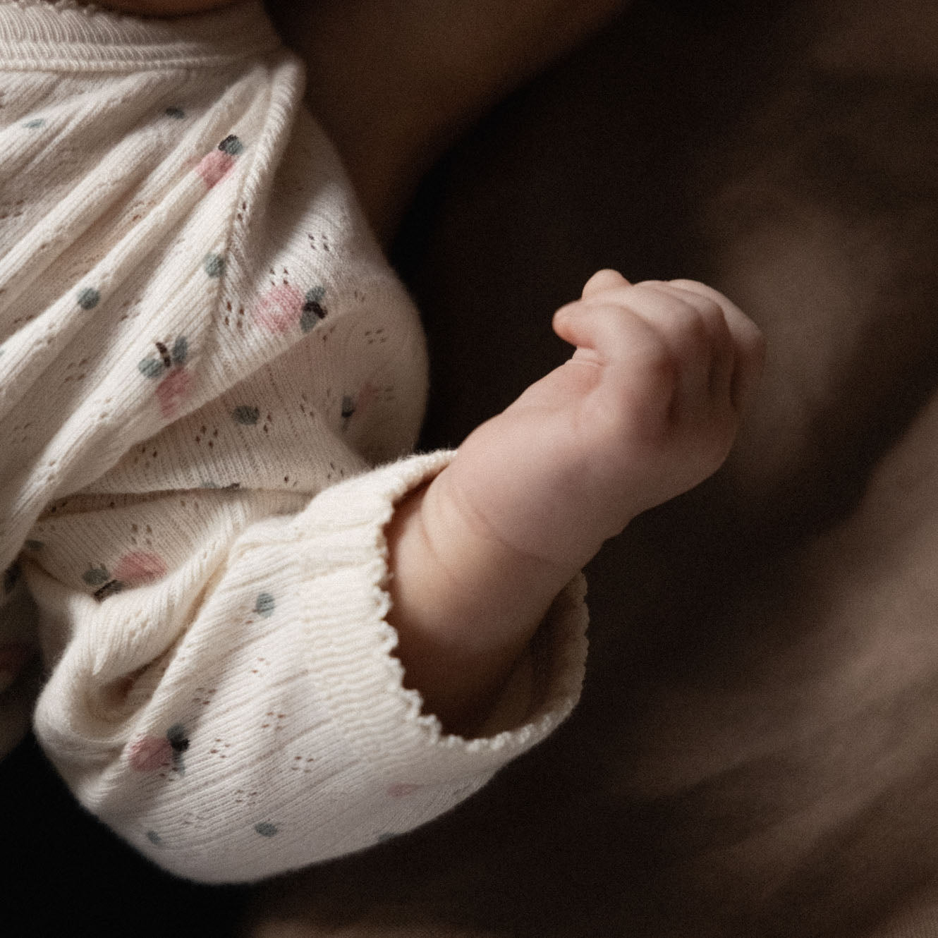 Pointelle Kimono Stretch and Grow - Posey Blossom