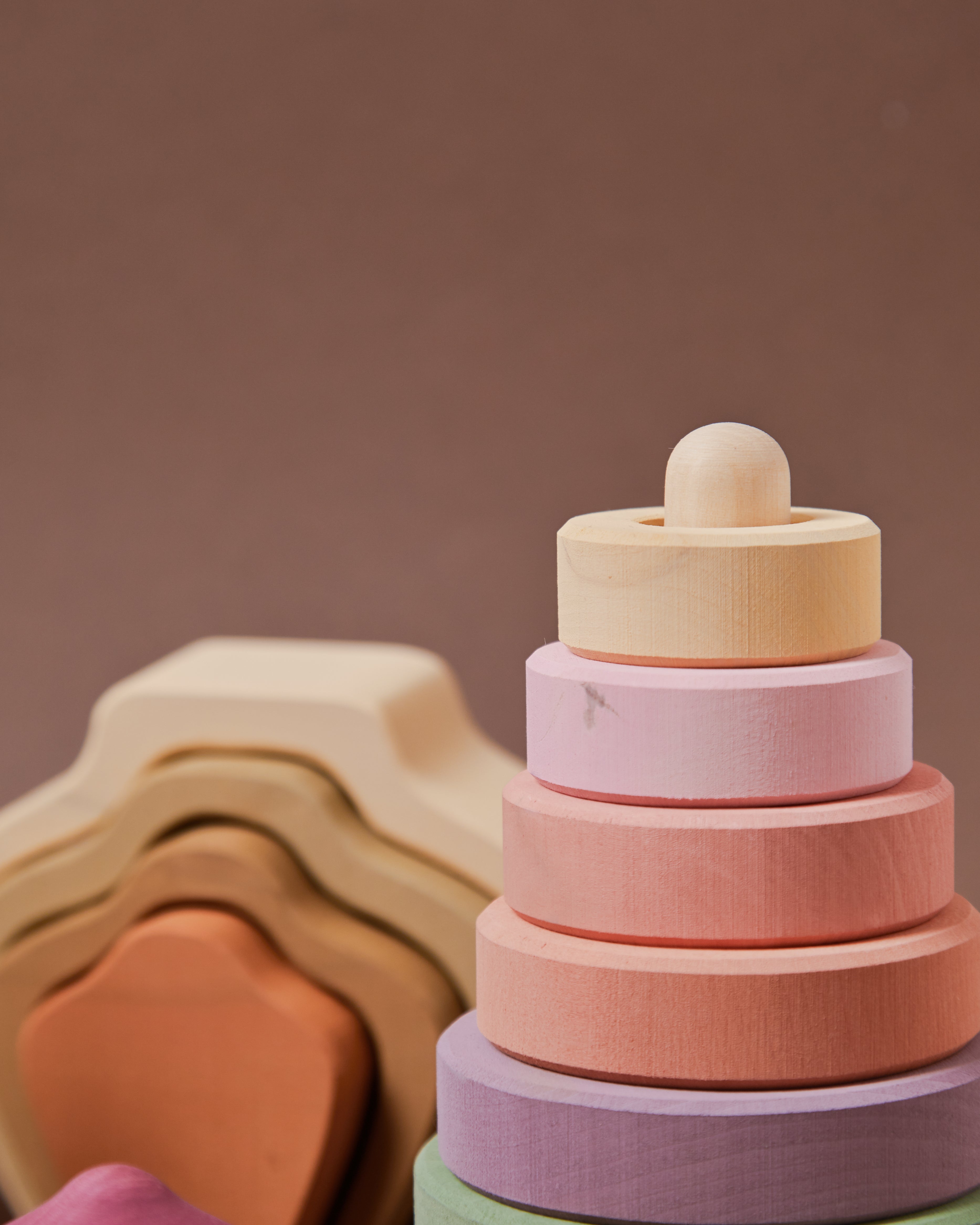 Stacking Tower Earth Pastel