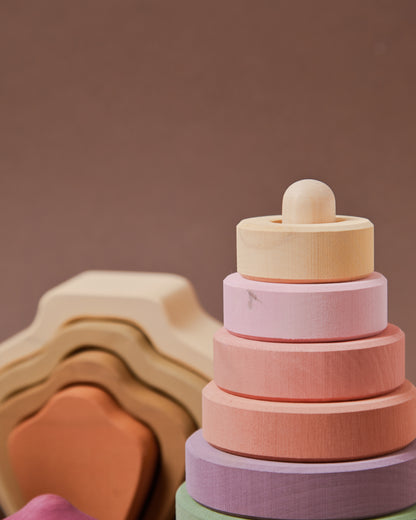 Stacking Tower Earth Pastel