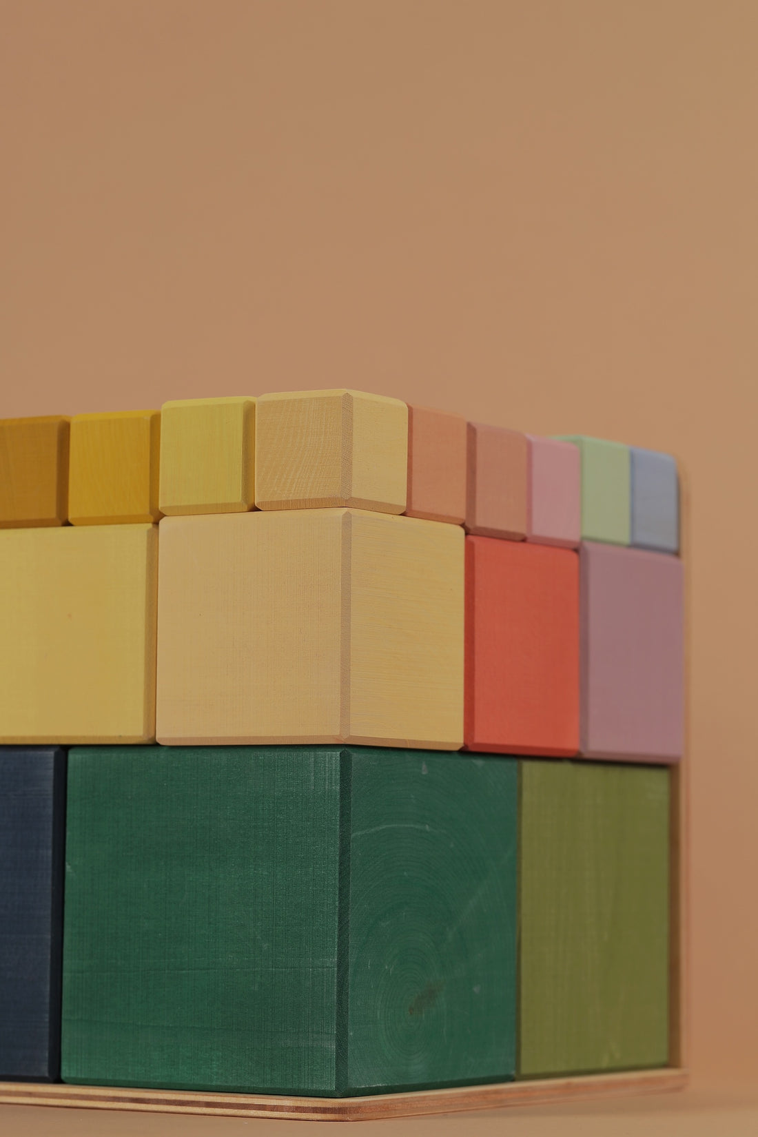 Big Triple Cubes Set Colorful