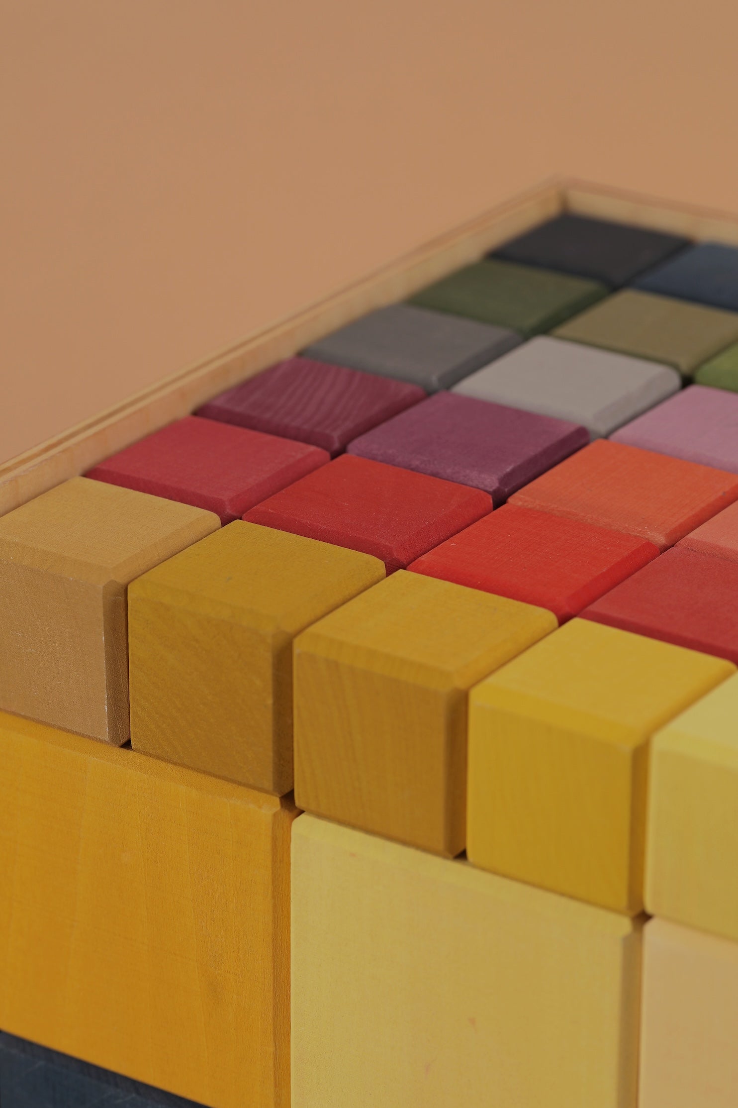 Big Triple Cubes Set Colorful
