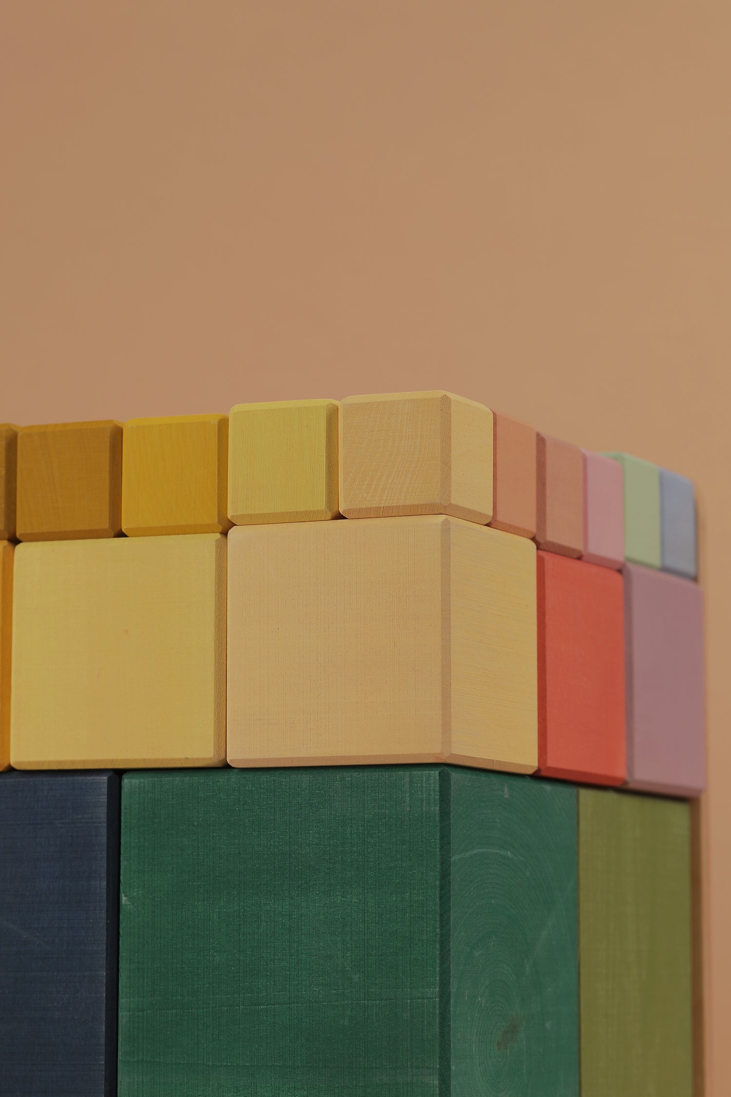 Big Triple Cubes Set Colorful
