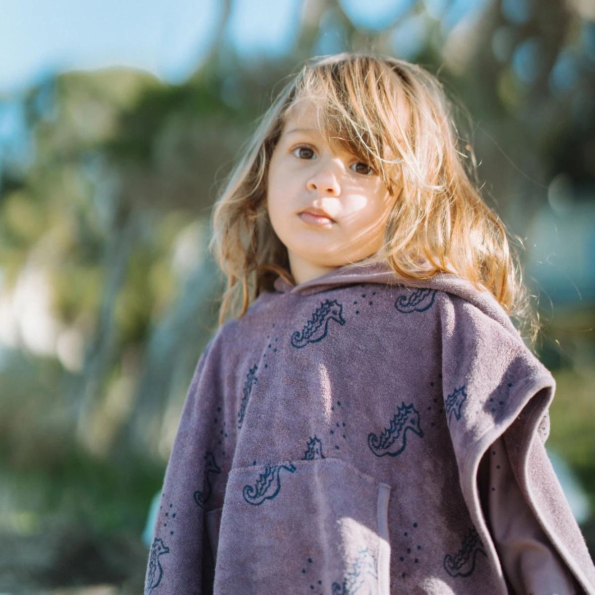 Poncho Towel Neptune Print