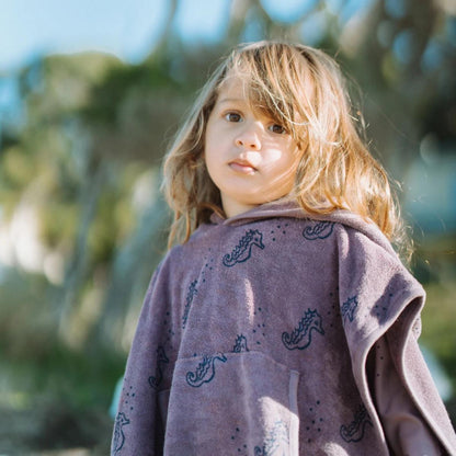 Poncho Towel Neptune Print