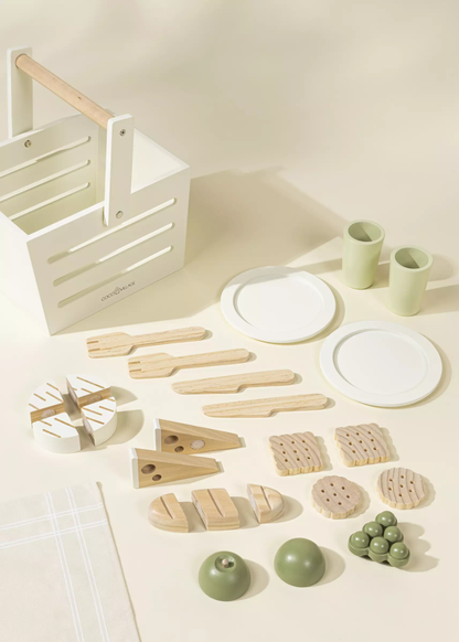 Wooden Picnic Playset and Accessories
