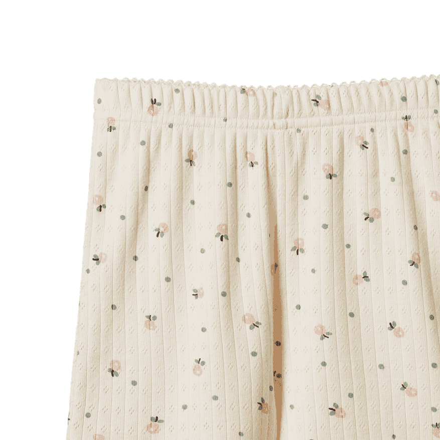 Pointelle Singlet Pyjama Set - Posey Blossom