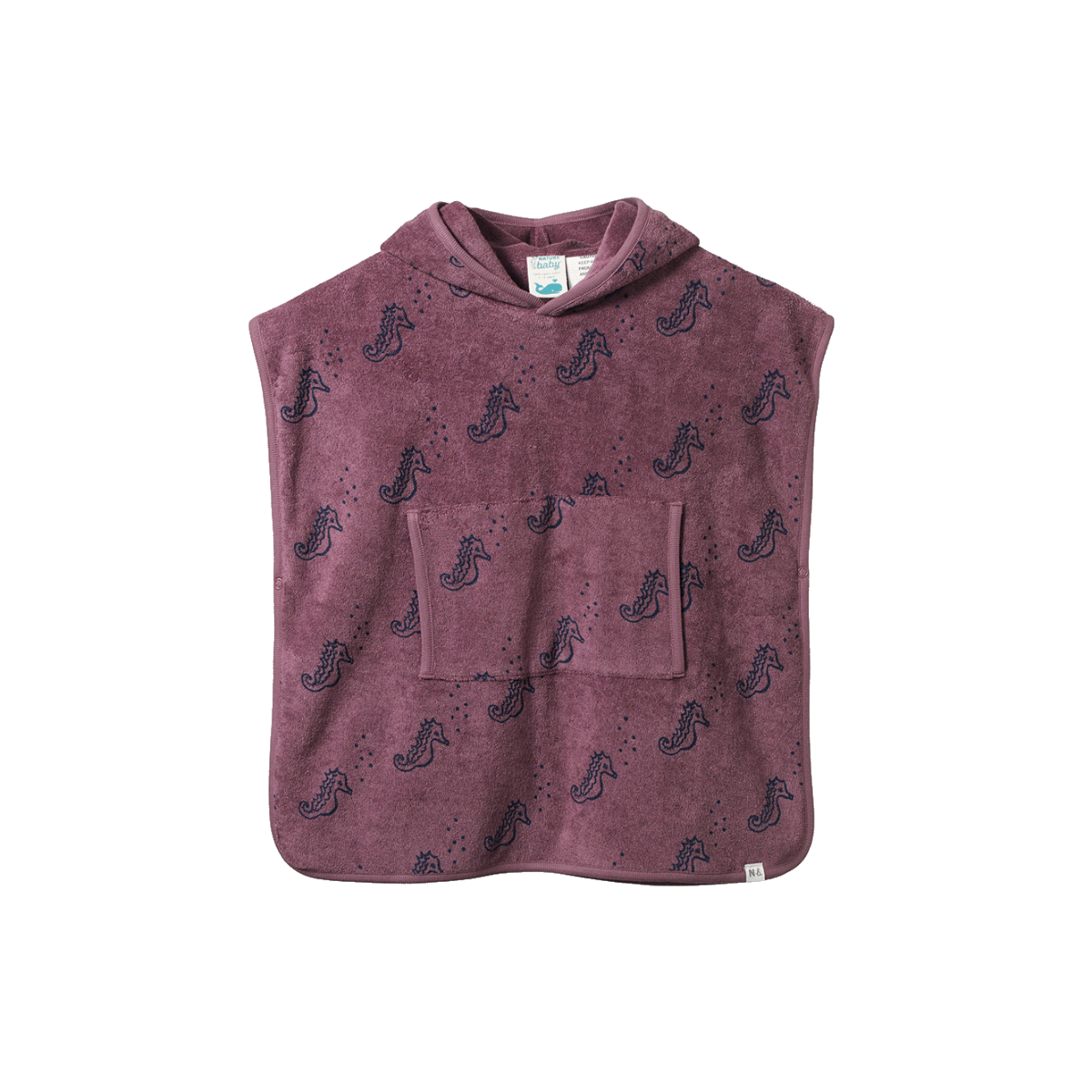 Poncho Towel Neptune Print