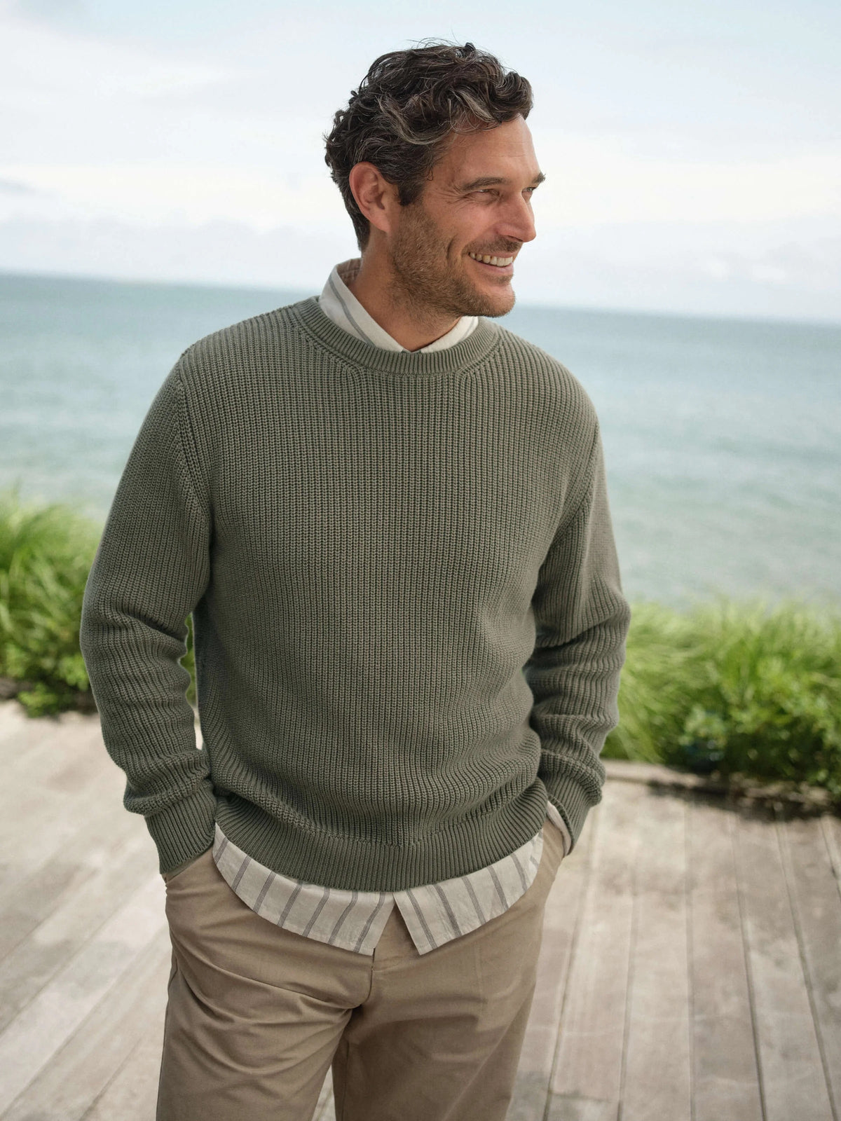 Bay Sweater - Pine