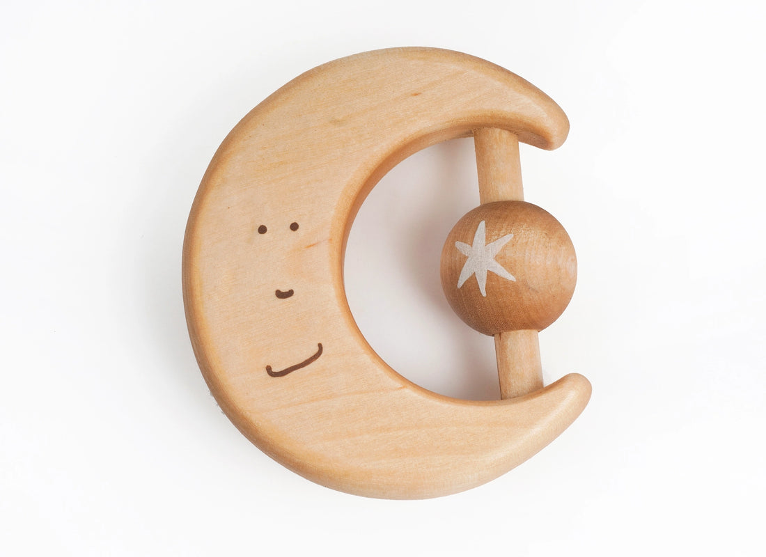 Moon and Star Teething Toy