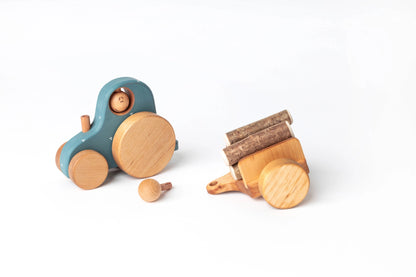 Wooden Tractor Toy