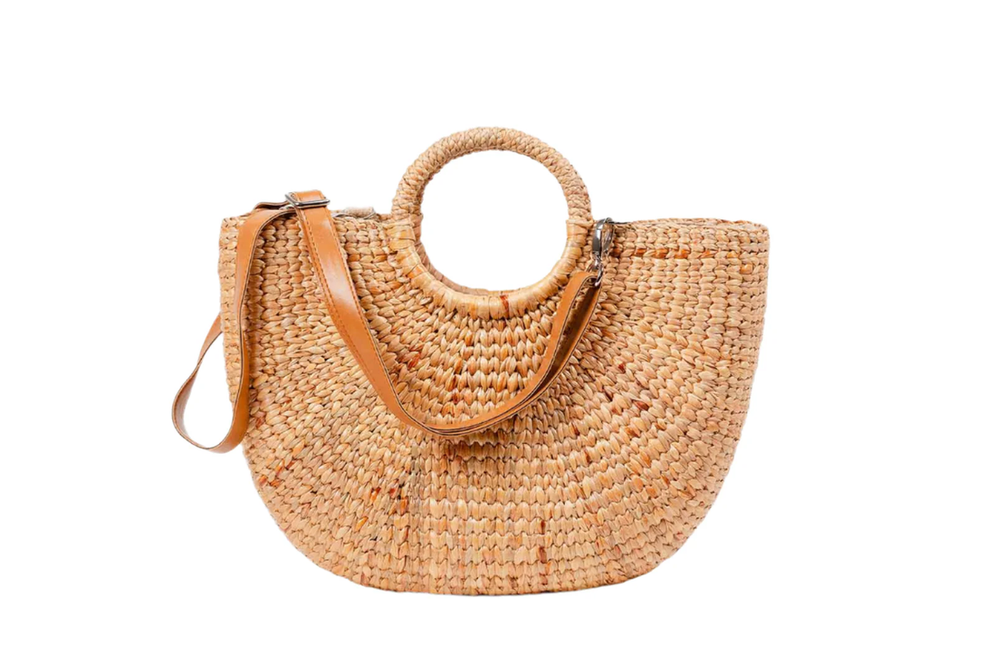 Camryn Tote - Natural Handle