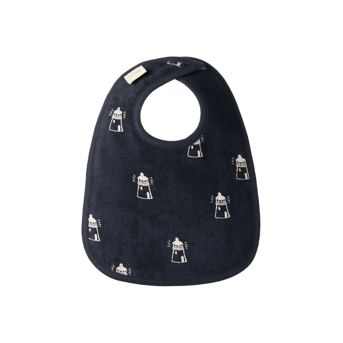 Reversible Bib Lighthouse Print