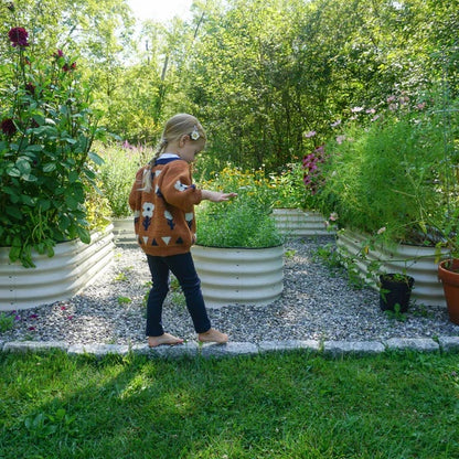 Naturally Dyed Wool &amp; Baby Alpaca Crewneck Kids Sweater