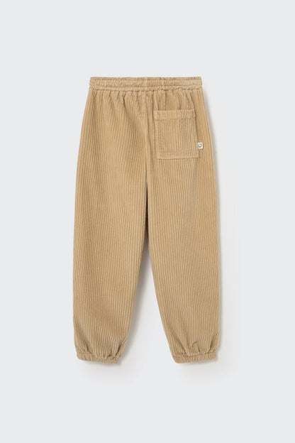 Corduroy Jogger Pants - Stone