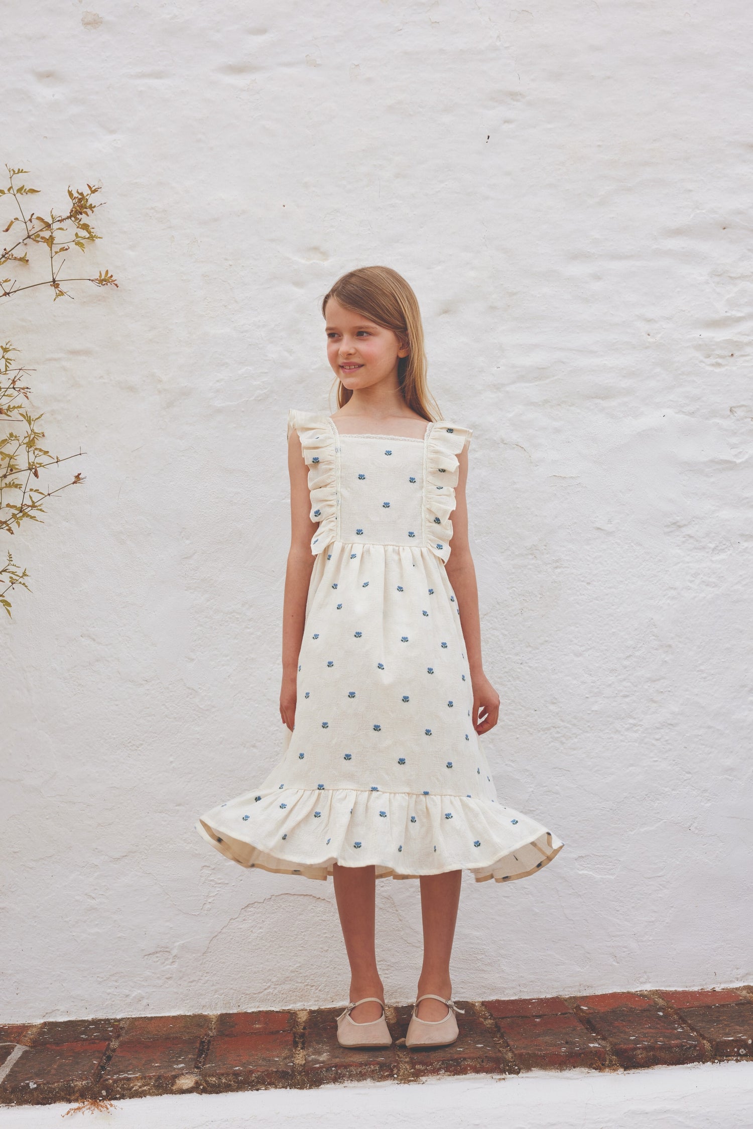 Lisa Dress Tulip Jacquard