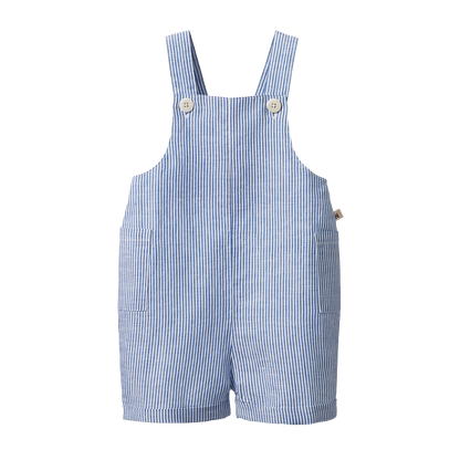 Tucker Overalls - Blue Stripe